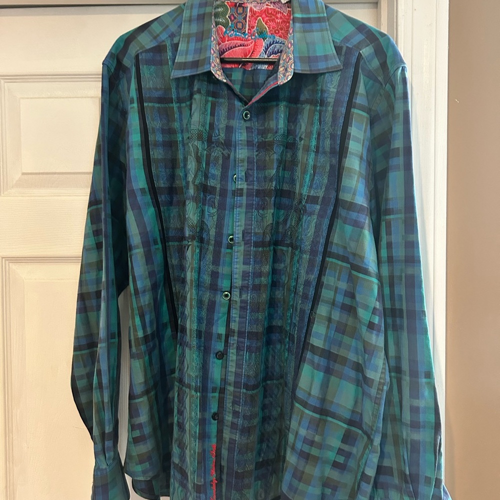 Robert Graham Multicolor Plaid Shirt